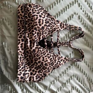 ZYIA Leopard Print Sports Bra